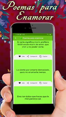 phrases to fall in love android App screenshot 4